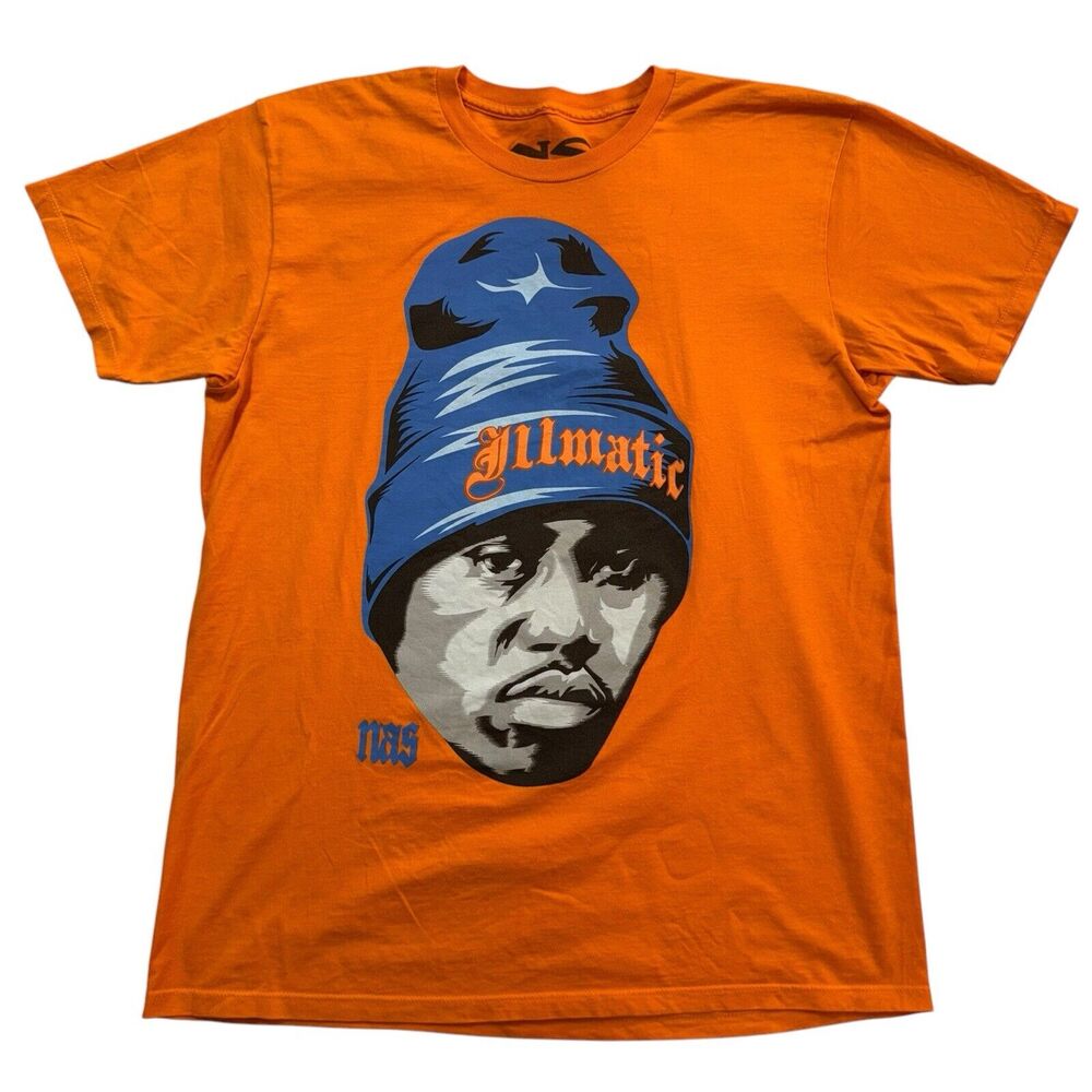 Vintage Nas illmatic Rap T-Shirt Graphic Men's Large